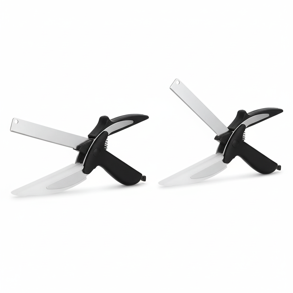 2-in-1 Kitchen Scissors and Knife Tool