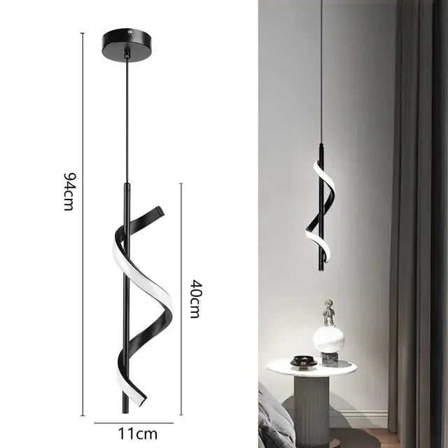 Modern LED Ceiling Light - Designer Geometric Pendant Lamp Black | Dimmable Flush Mount Fixture Viral product 2026