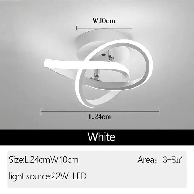 Modern LED Ceiling Light - Designer Geometric Pendant Lamp Black | Dimmable Flush Mount Fixture Viral product 2026